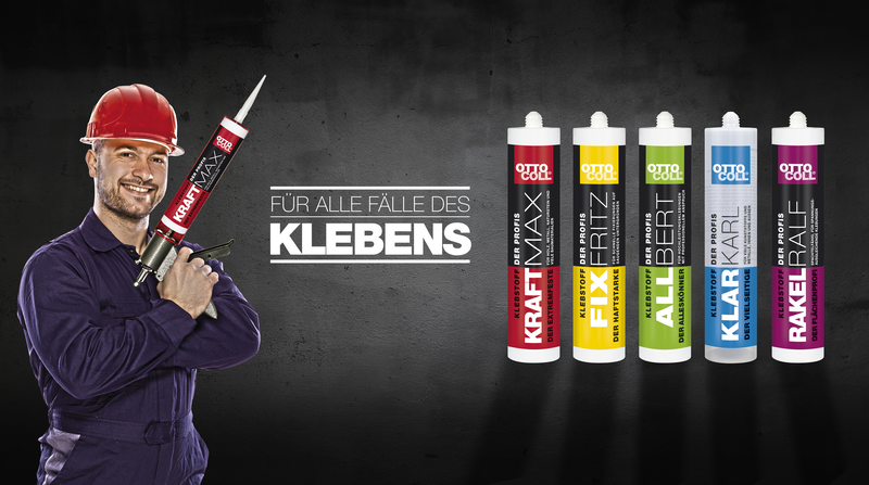 5 Kollegen zum Kleben - Profi-Klebstoffe für den Handel